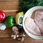 Roast Chicken with Balsamic Bell Peppers