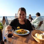 Neely not quite eating Paleo in Spain.