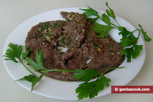 Beef Liver with Parsley and Garlic