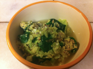 Bone broth breakfast