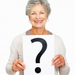 middle aged woman with a question